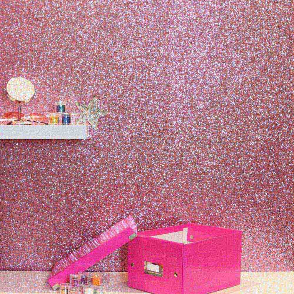 Arthouse Sequin Sparkle Pink Wallpaper Image 4