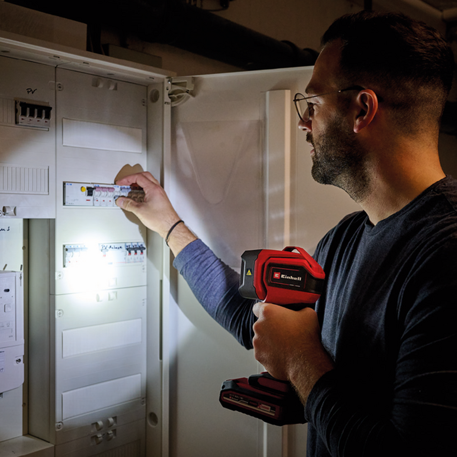 Einhell PXC 18V Cordless Work Light Red Image 4