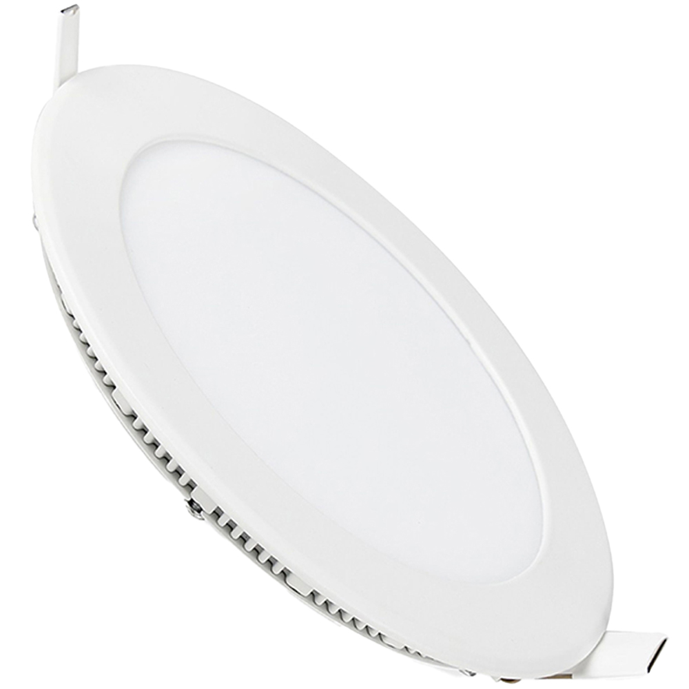 ENER-J 3W 3000K Recessed Round LED Mini Panel Downlight 4 Pack Image 1