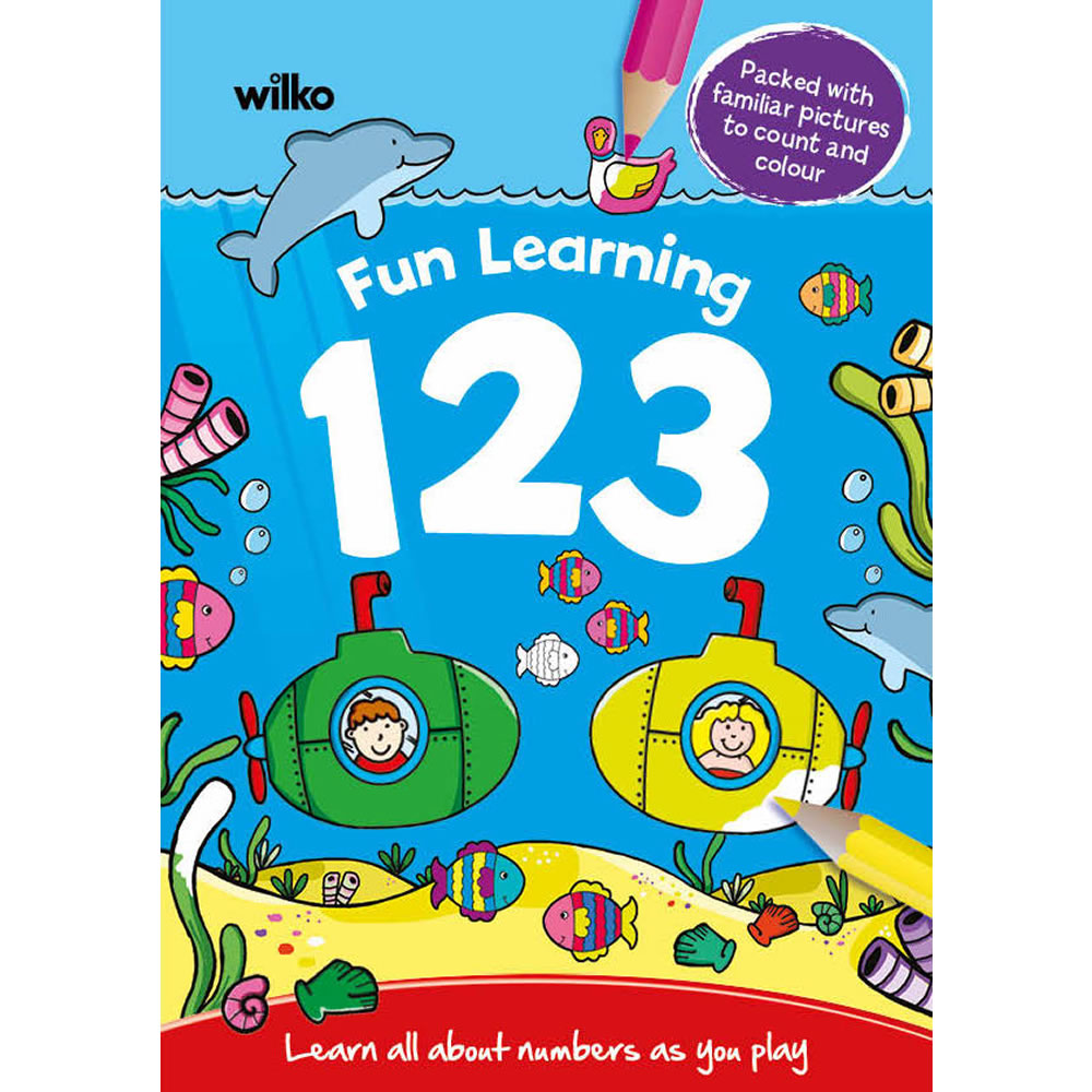 Wilko Fun Learning Book 123 and ABC Image 1