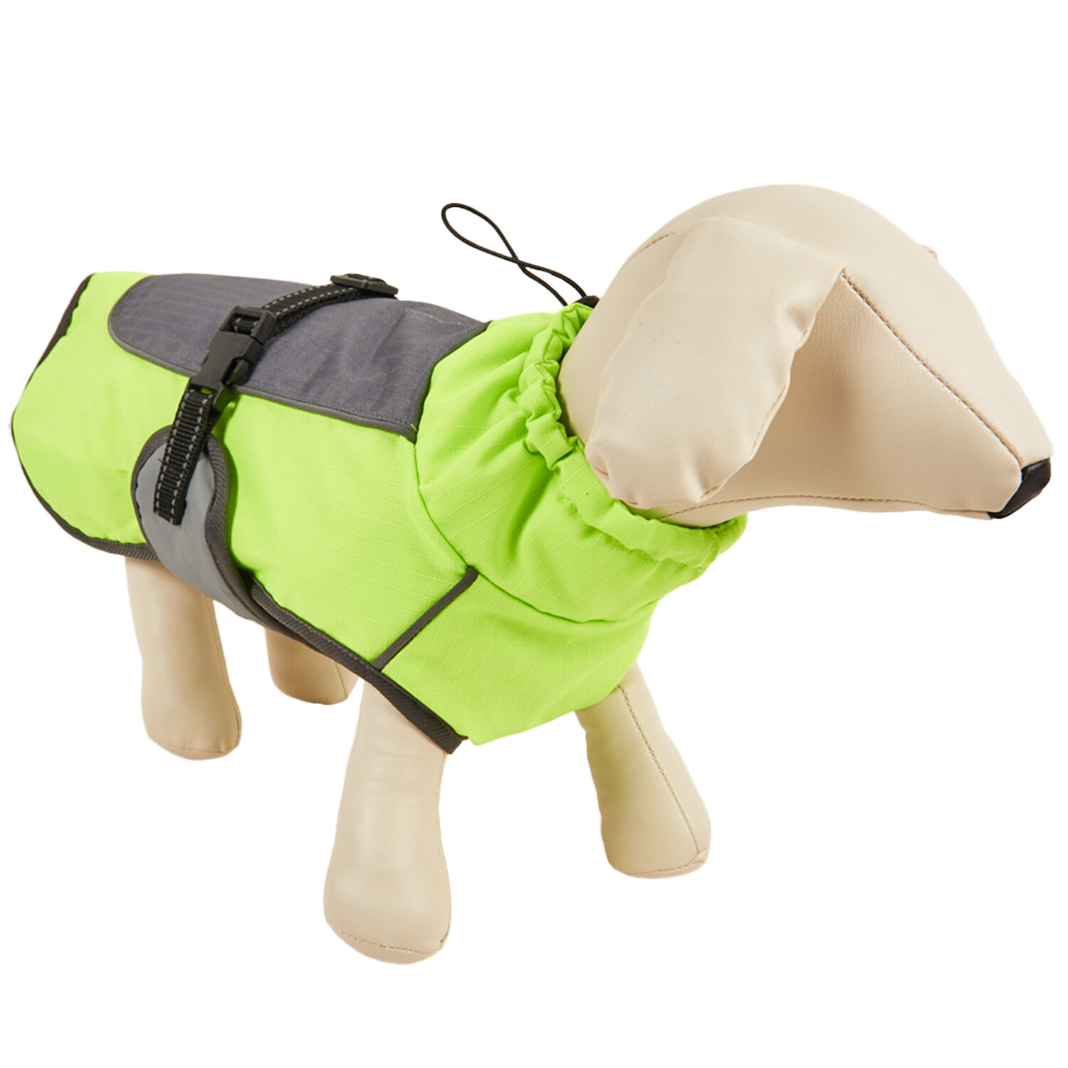 Padded High Vis Dog Coat - Yellow / Extra Large Image 2