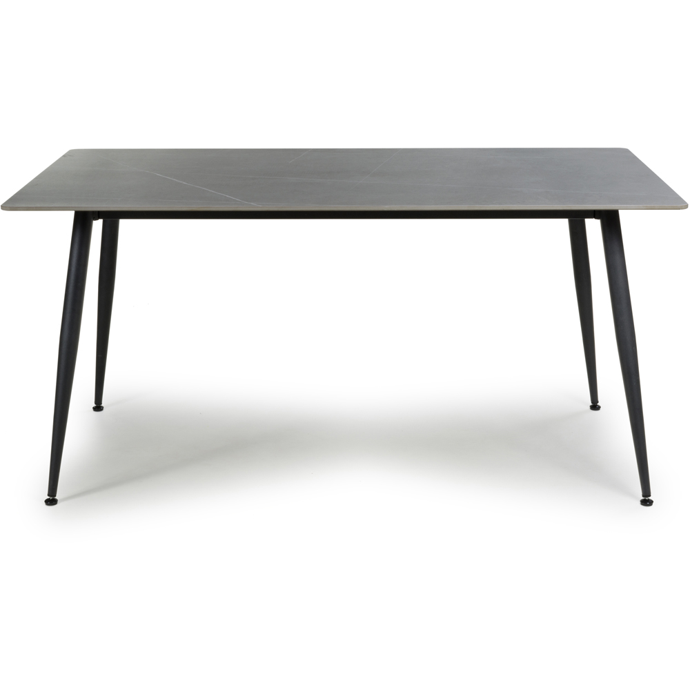 Monaco 6 Seater Dining Table Grey Image 5