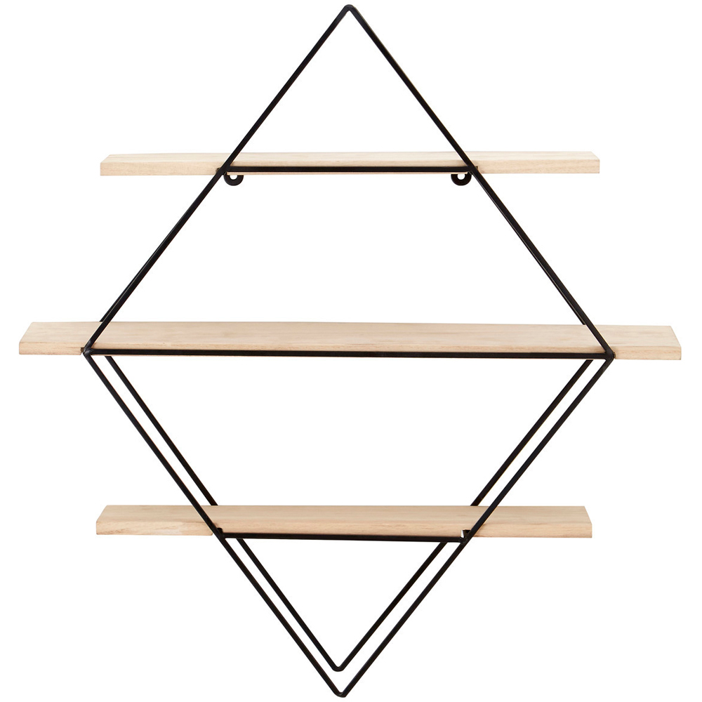 Premier Housewares Brixton 3 Tier Rhombus Shelves Image 2