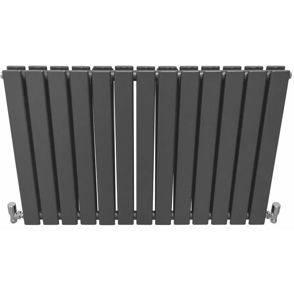 MonsterShop Anthracite Grey Flat Radiator 600 x 910mm Image 3