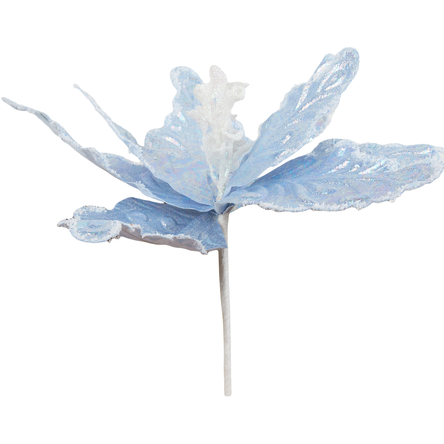 Iridescent Blue Decorative Pick Image 1