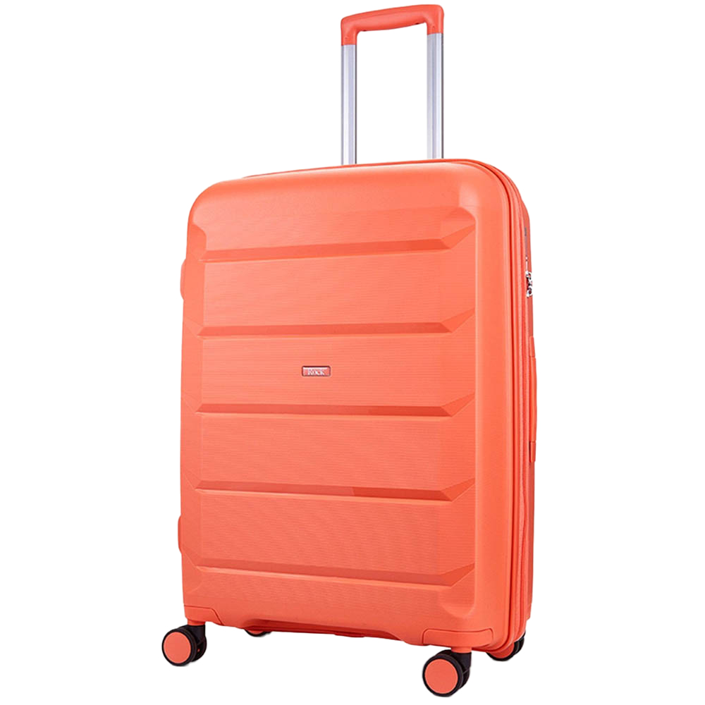 Rock Tulum Medium Orange Hardshell Expandable Suitcase Image 1