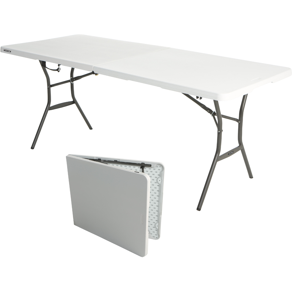 Lifetime Products Fold In Half Light Commercial Table Image 2