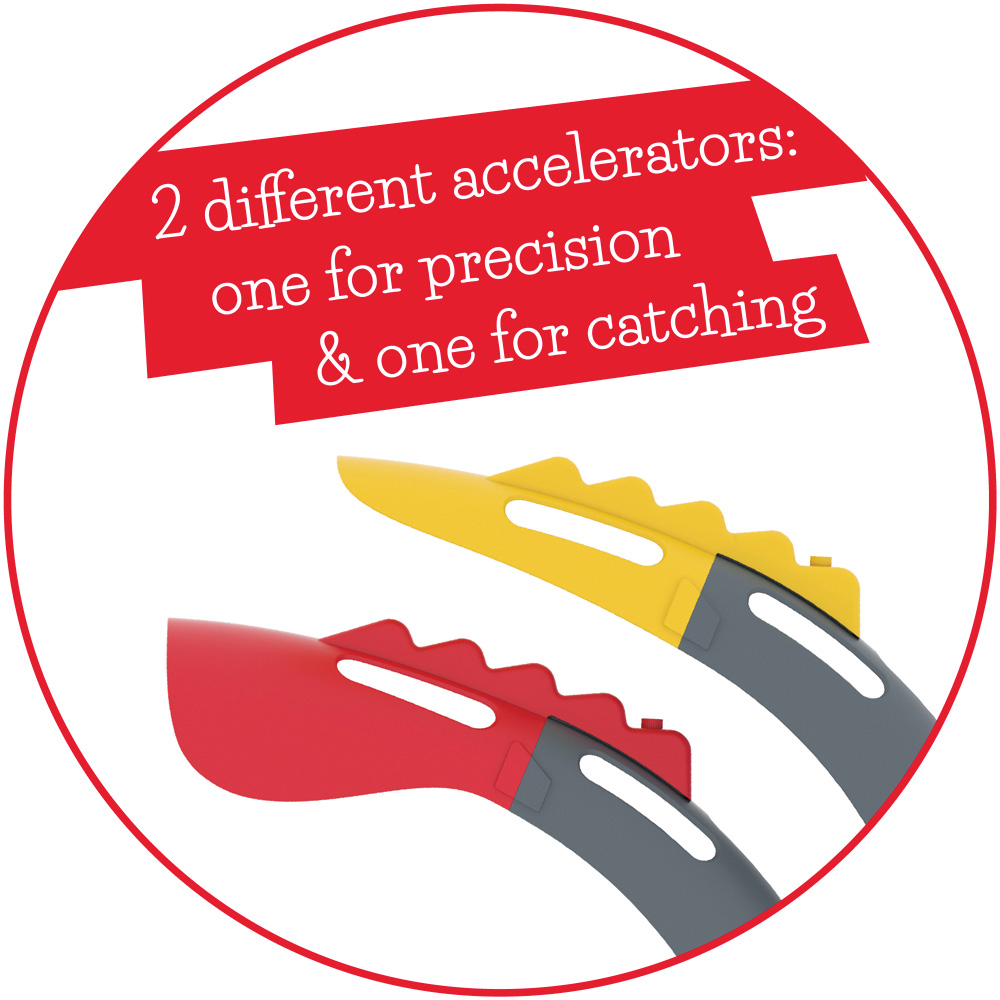 Chillafish Slingi Yellow Red and Anthracite Launch and Catch Backyard Game Set Image 3