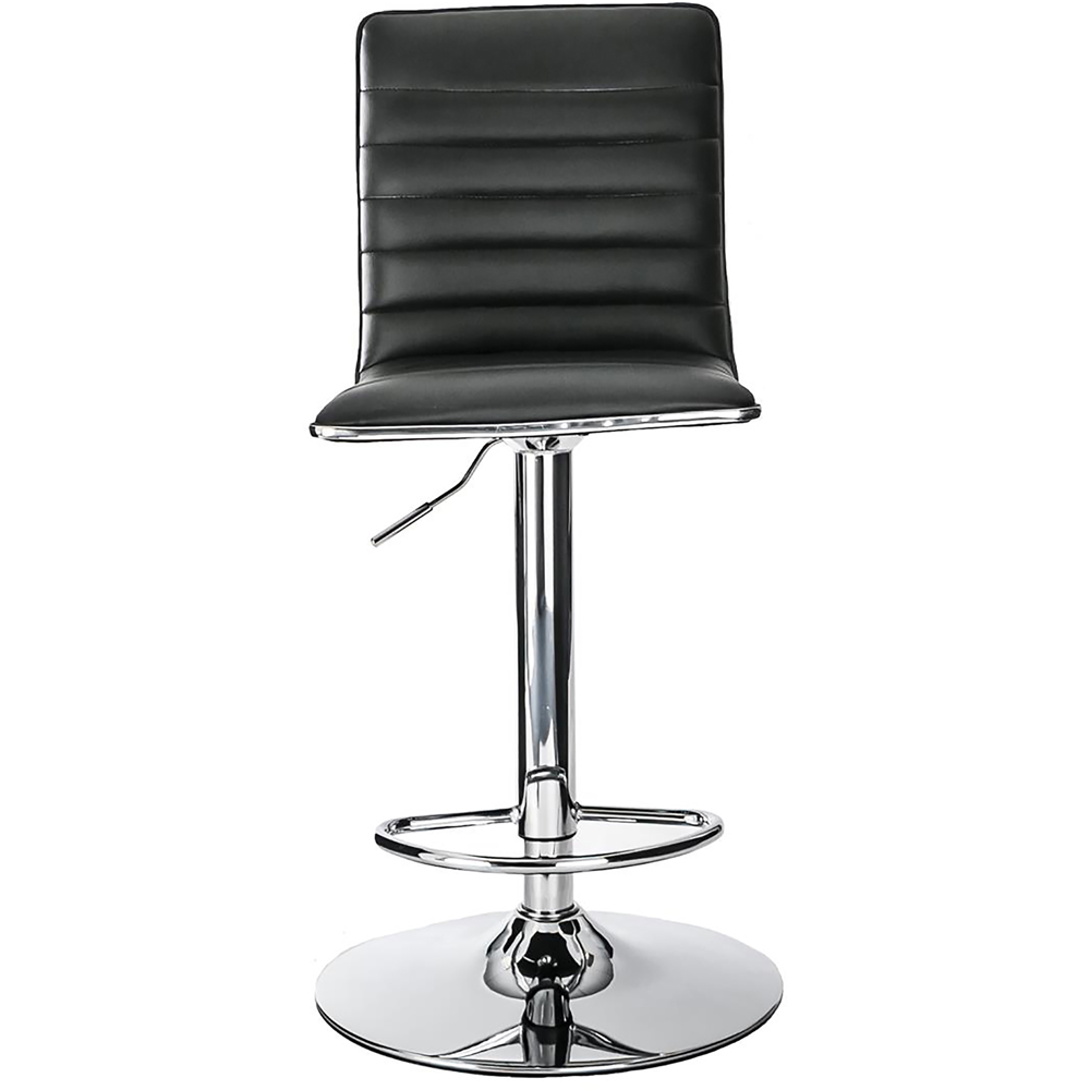 Dorel Colby Black High Back PU Barstool Image 4