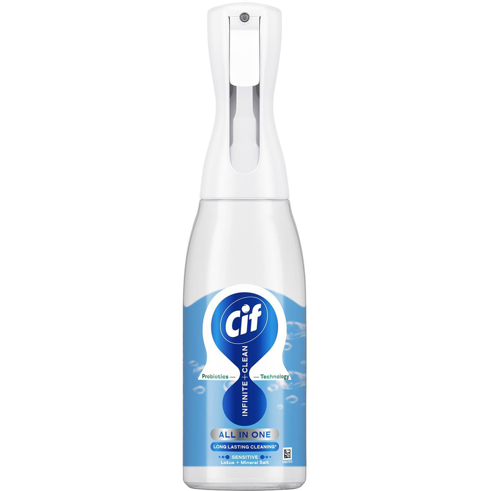 Cif Infinite Clean All in One Lotus and Mineral Salt Cleaner Spray 590ml 6 Pack Image 2