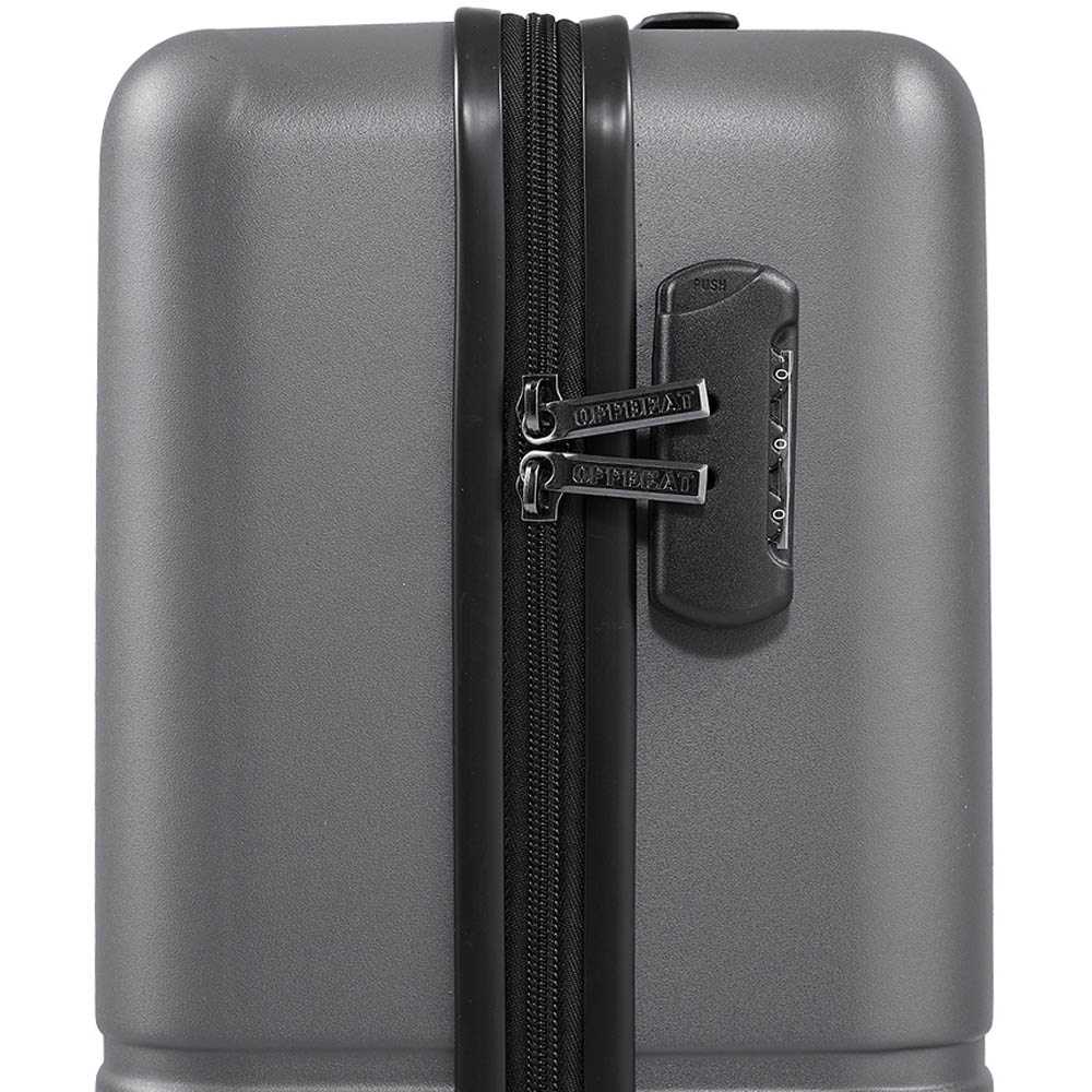 H&O Direct Grey Hardside Carry-On Suitcase with Spinner Wheels Image 4