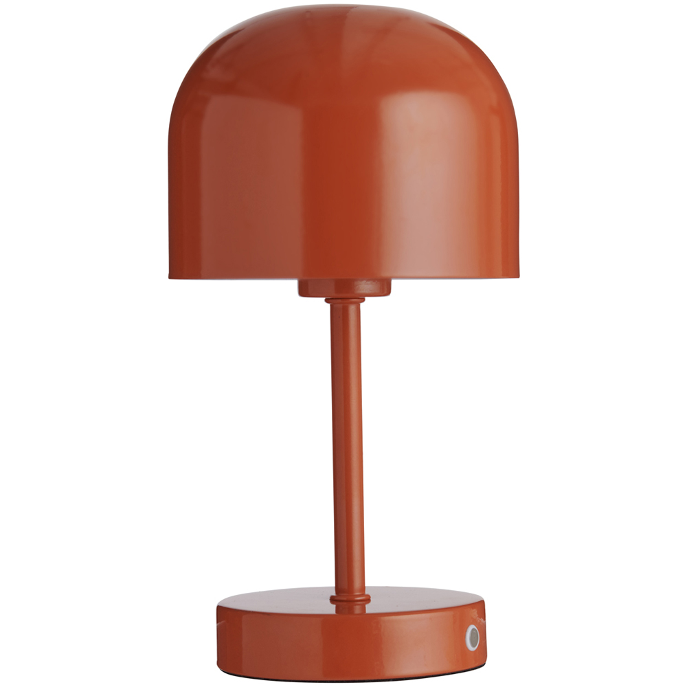 Wilko Orange Stick Lamp Rounded Shade Image 1