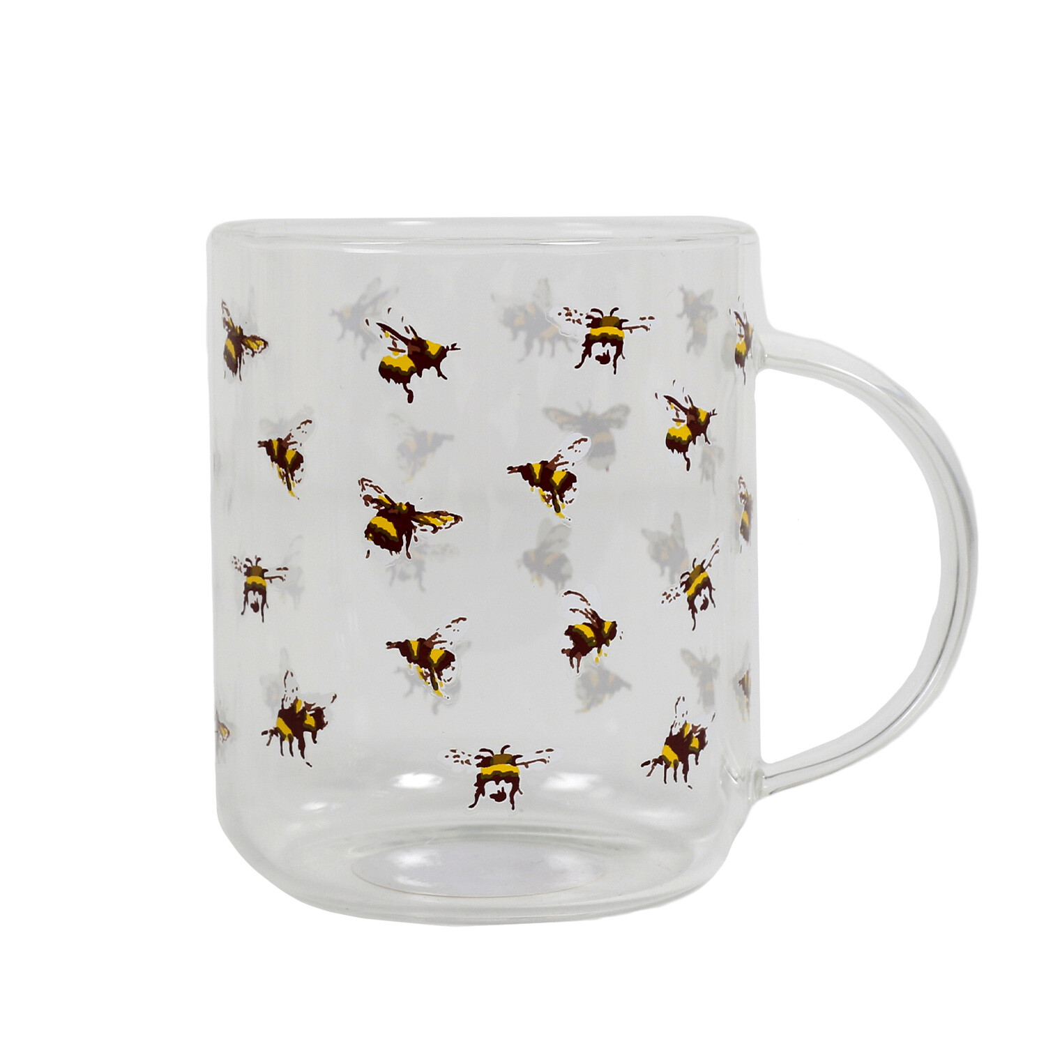 Honeybee Design Glass Mug Image