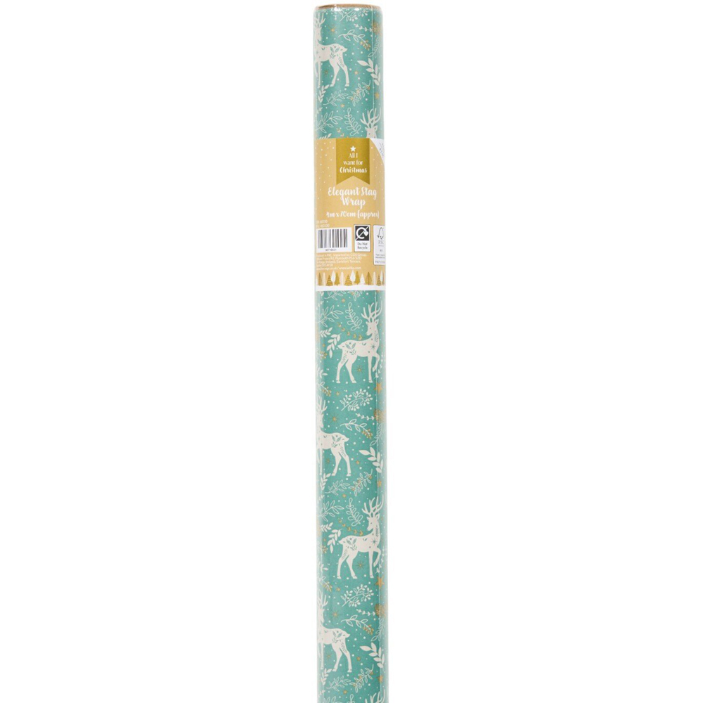 Elegant Stag Gift Wrap Image 7