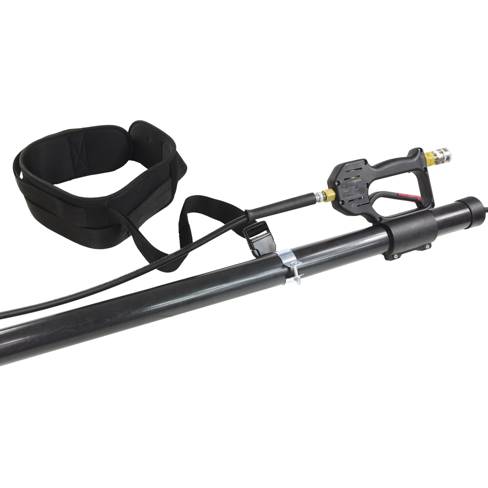 V-TUF T2.GCX42CF Carbon Fibre Telescopic Lance 2.5 to 12.8m with Belt and Gutter Cleaning Attachment Image 3