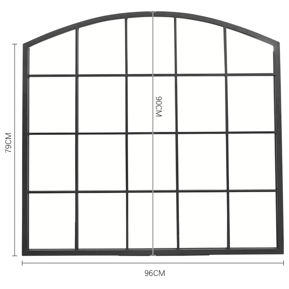 Wall Mount Vintage Mirror 96 X 90Cm Image 8