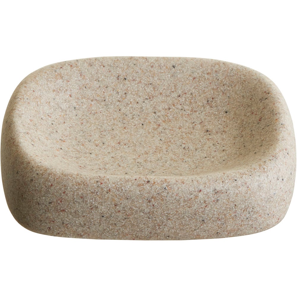 Wilko Sandstone Soap Dish Image 1