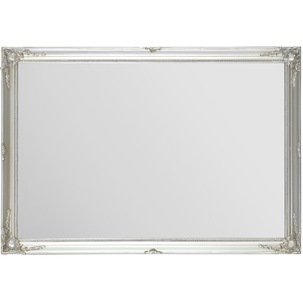 MirrorOutlet Fraser Silver Beaded Wall Mirror 86 x 61cm Image 3