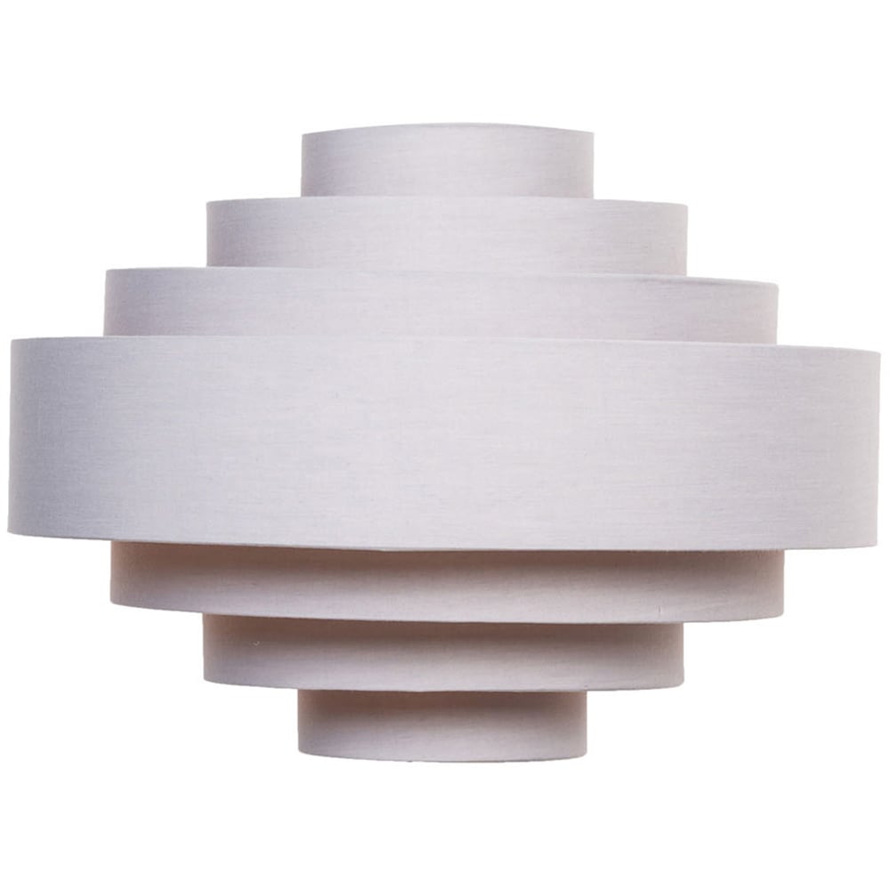 ValueLights Sette 7 Layer Grey with Copper Inner Pendant Shade Image 1