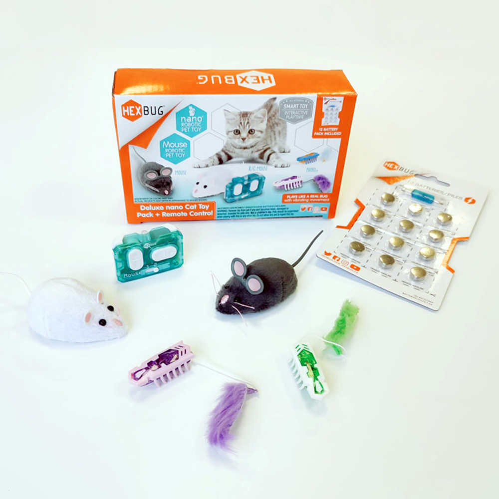 HEXBUG Deluxe RC Cat Toy Pack with Remote Control Wilko
