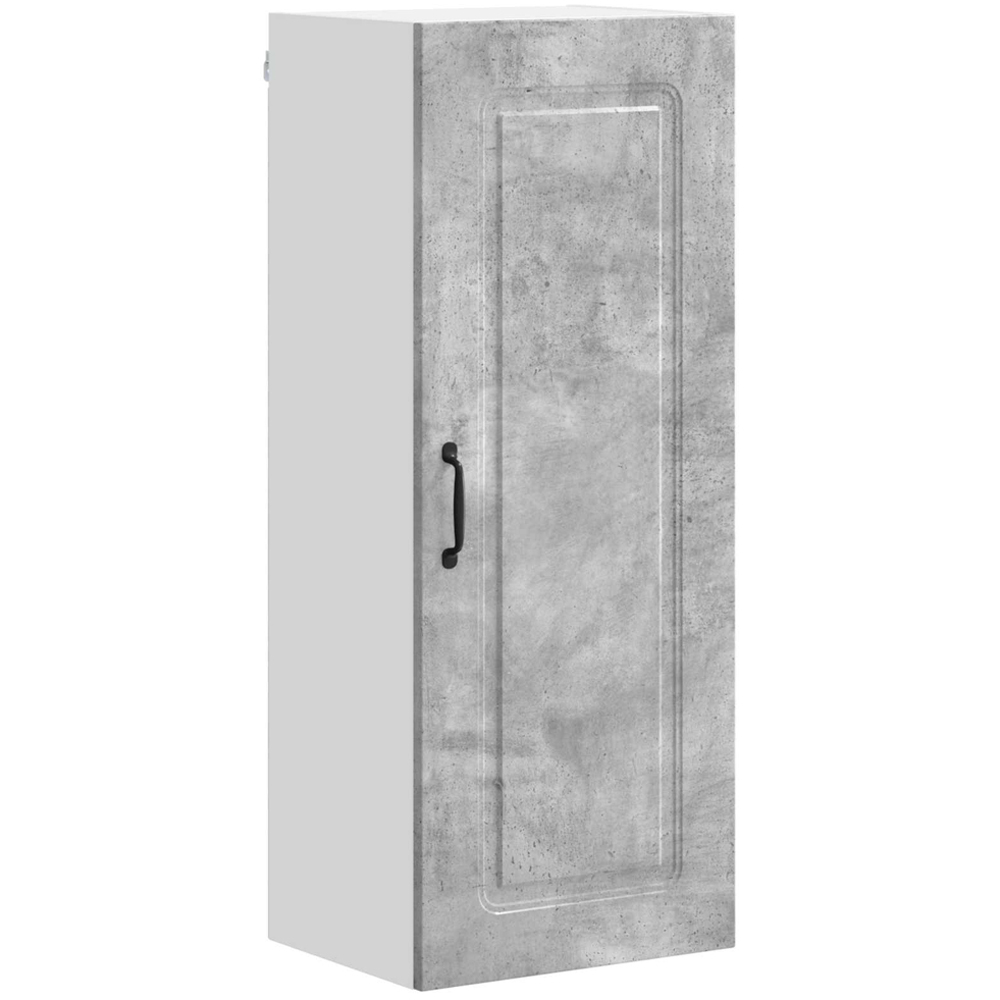 vidaXL Single Door Concrete Grey Kitchen Wall Cabinet Image 2