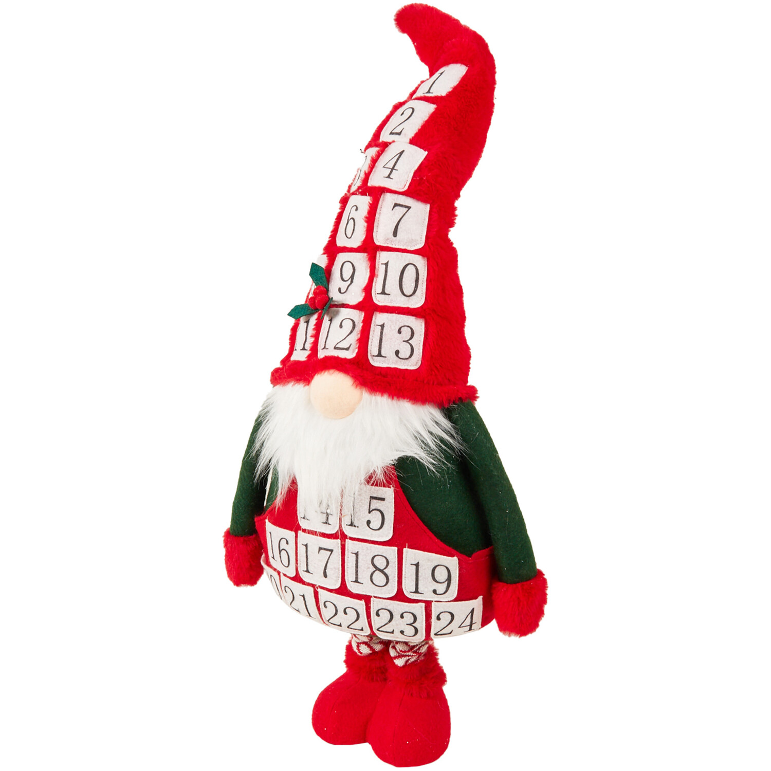 Traditional Standing Advent Gonk - Red Image 2