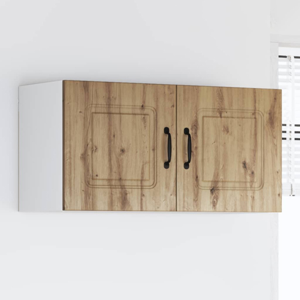 vidaXL Kalmar 2 Door Artisan Oak Wall Kitchen Cabinet Image 1