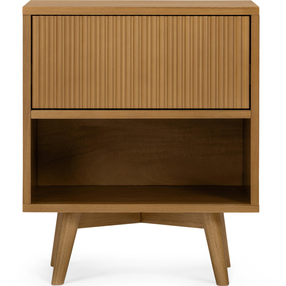Teamson Home Tremolo Single Drawer Single Shelf Natural Nightstand Image 3
