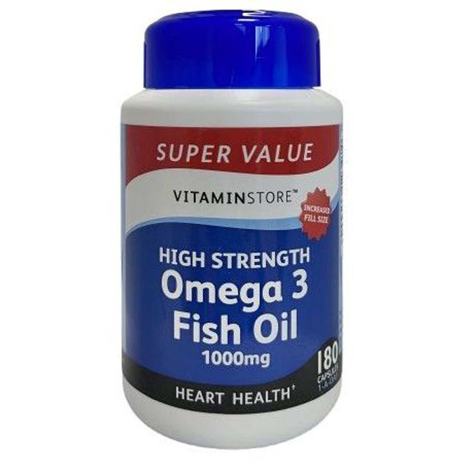 Vit-Store High Strength Omega 3 Capsules Blue Image