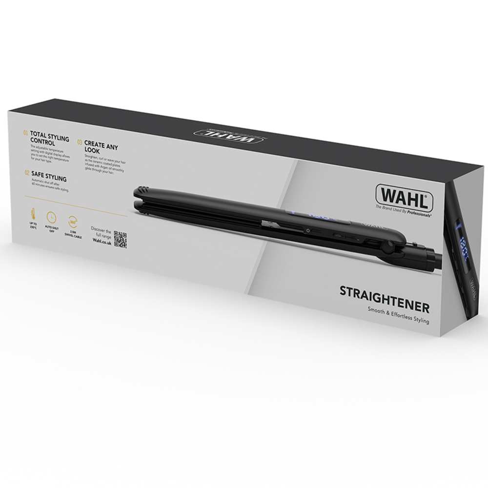 Wahl Ceramic Coated Plate and Argon Oil Hair Straightener Image 6