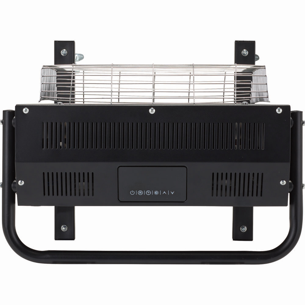 Draper Black Infrared Cabinet Heater 2800W Image 5