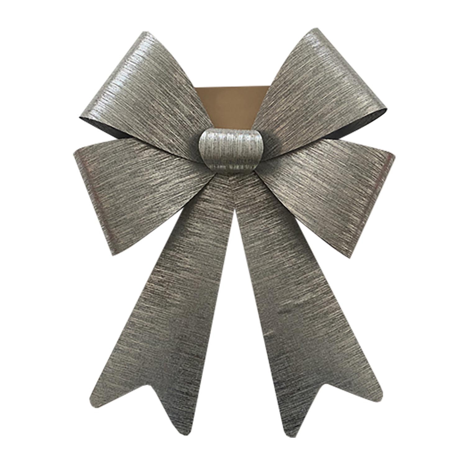 Grey Christmas Bow - XL Image