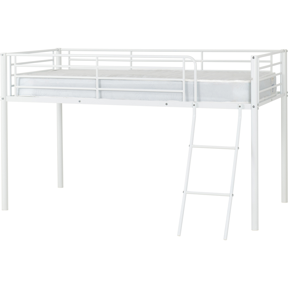 Seconique Kora Single White Mid Sleeper Bed Image 2