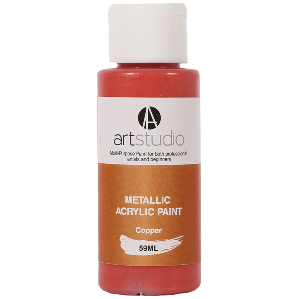 Art Studio Metallic Acrylic Paint - Copper Image