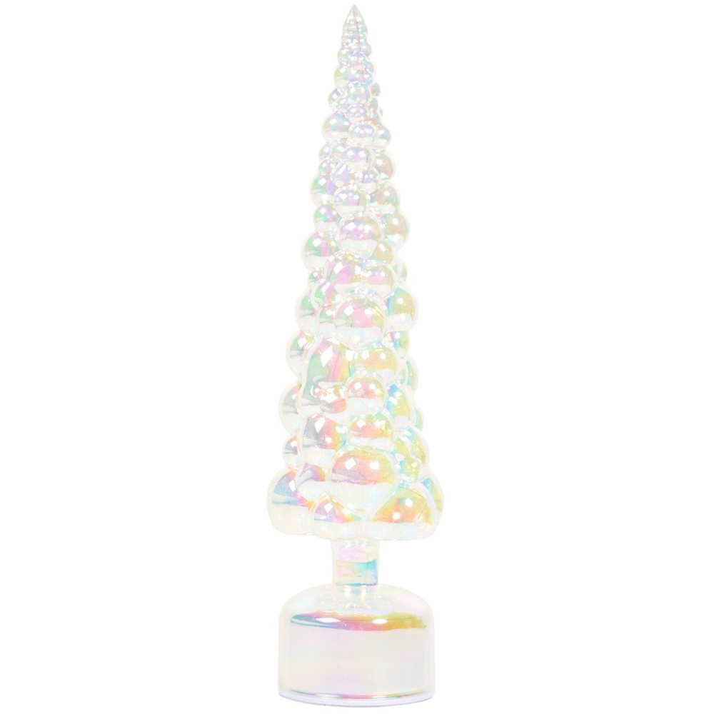 Glass Bubble Tree DecorationWhite Image 3