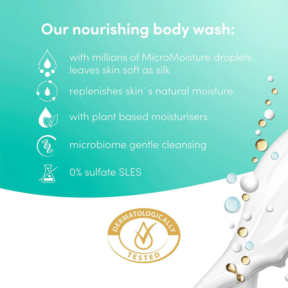 Dove Advanced Care Hypoallergenic Body Wash 400ml 10 Pack Image 7