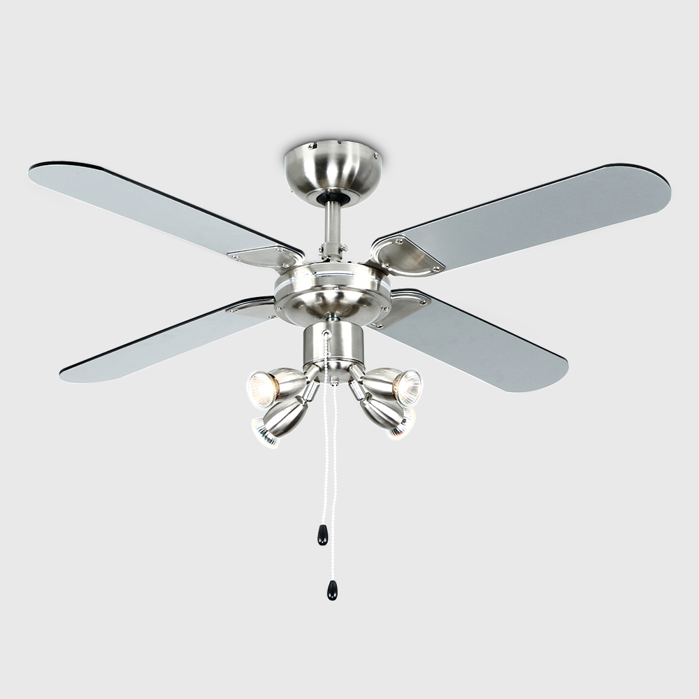 ValueLights Scimitar Ceiling Fan with Spotlights 42 inch Image 4