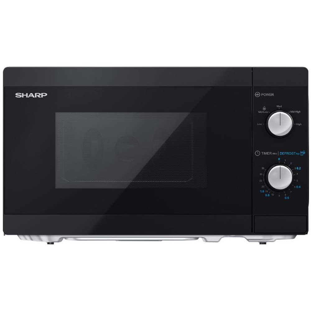 Sharp SP0111 Black 20L Solo Manual Microwave 800W Image 1
