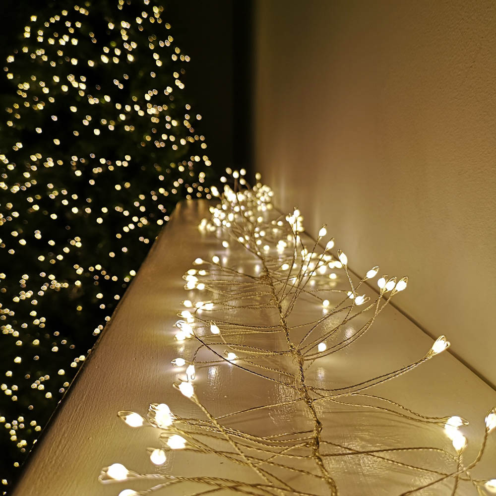 Samuel Alexander 288 Warm White LED Premier Garland Wire Light 1.8m Image 1