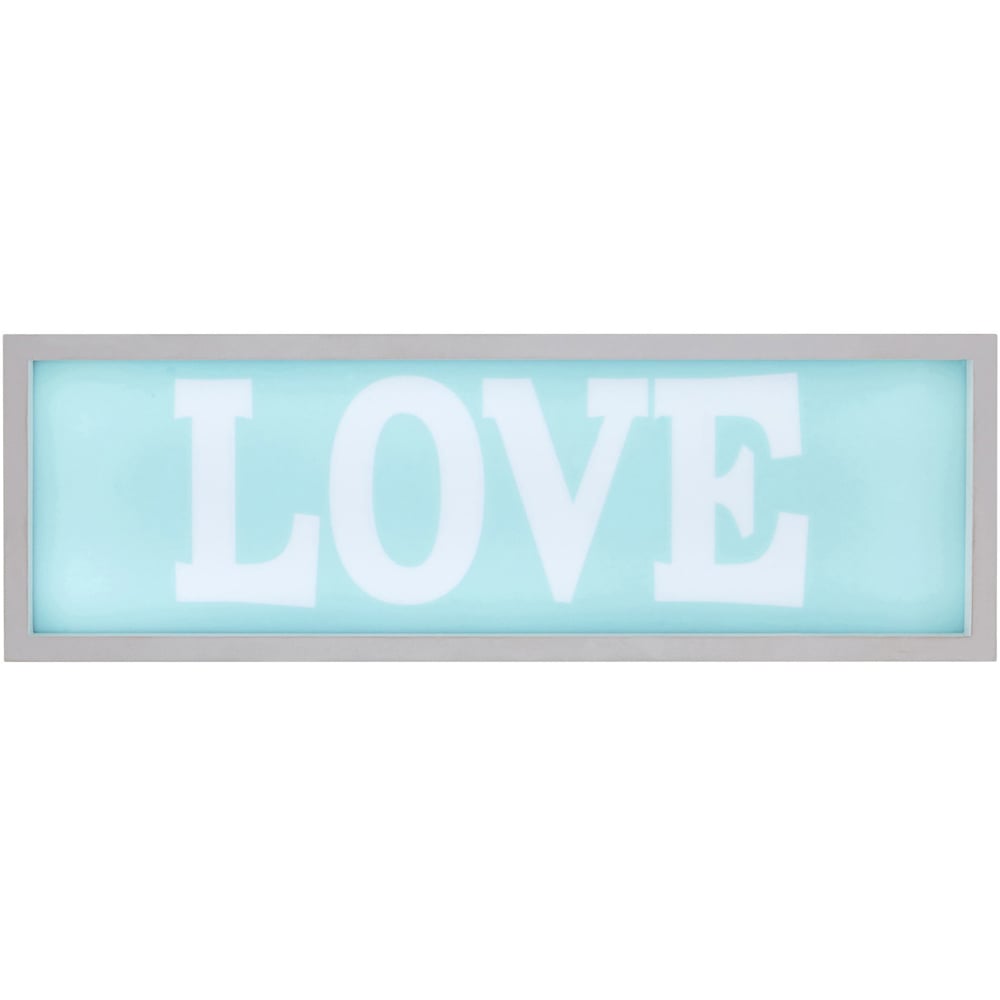 Premier Housewares Love LED Light Box Image 1