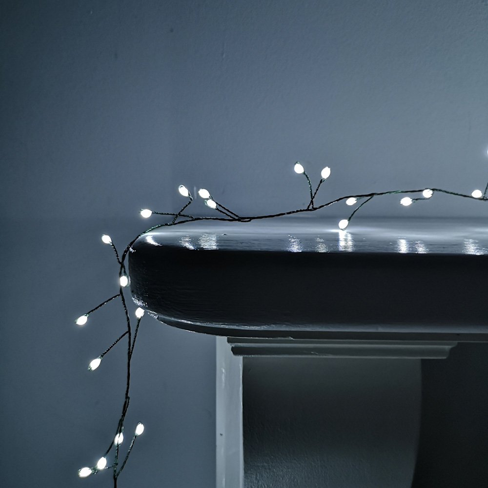 Premier 1000 Cool White LED Christmas String Light 20m Image 1