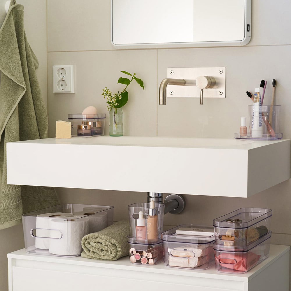 SmartStore Compact Clear Large Storage Box 15.4L 3 Pack Image 8