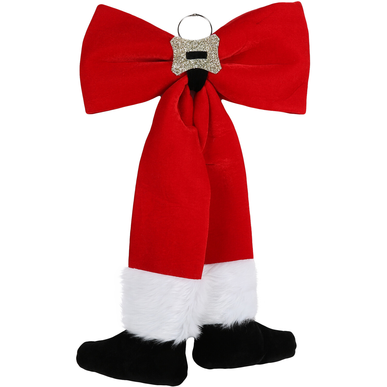 Extra Large Santa Bow  - Red Image 1