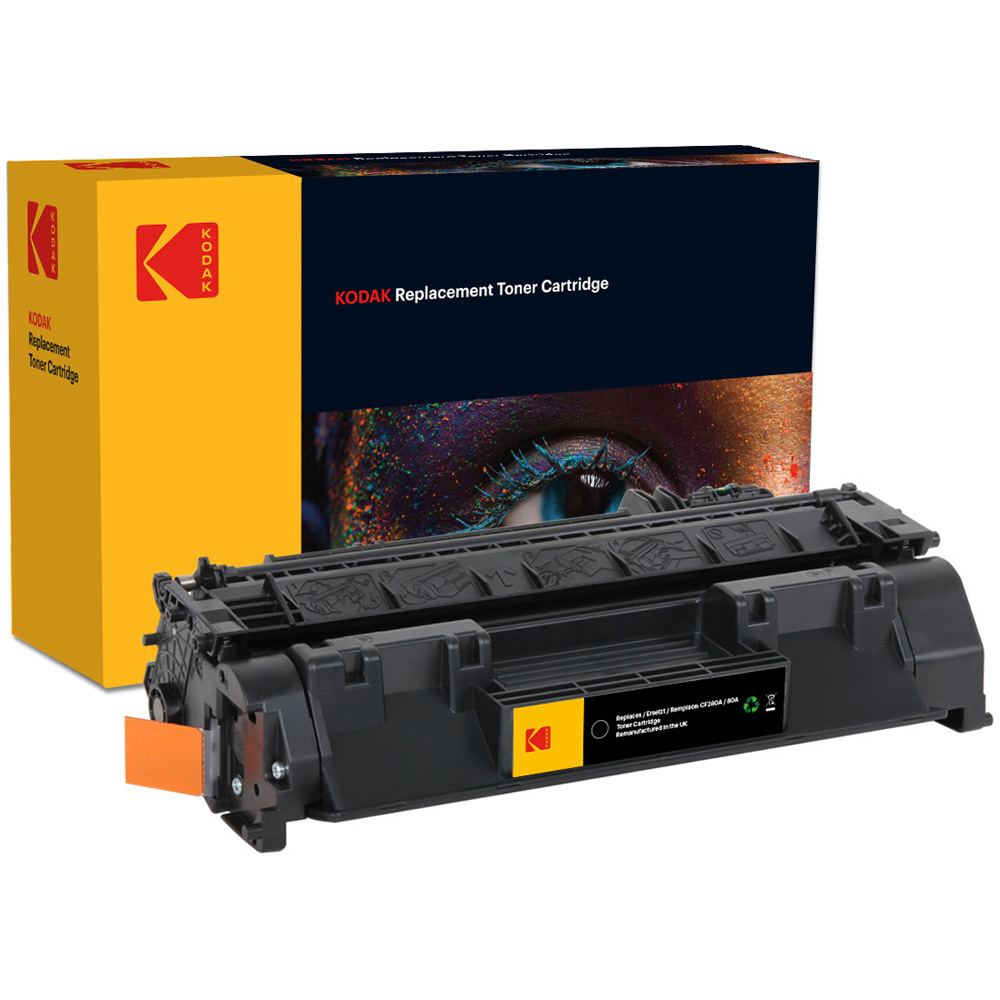 Kodak HP CF280A Black Replacement Laser Cartridge Image 1