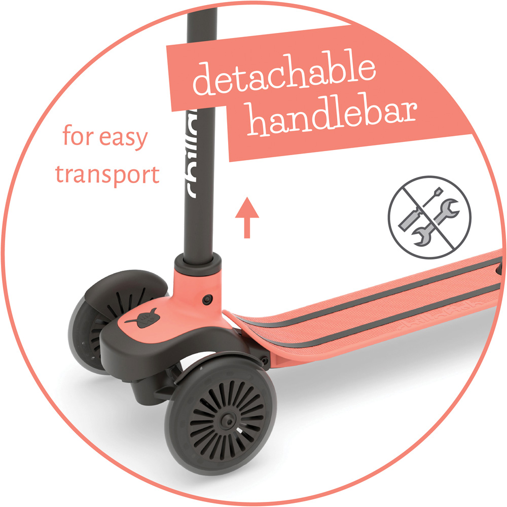 Chillafish Scotti Flamingo Lean-to-Steer Scooter Image 5