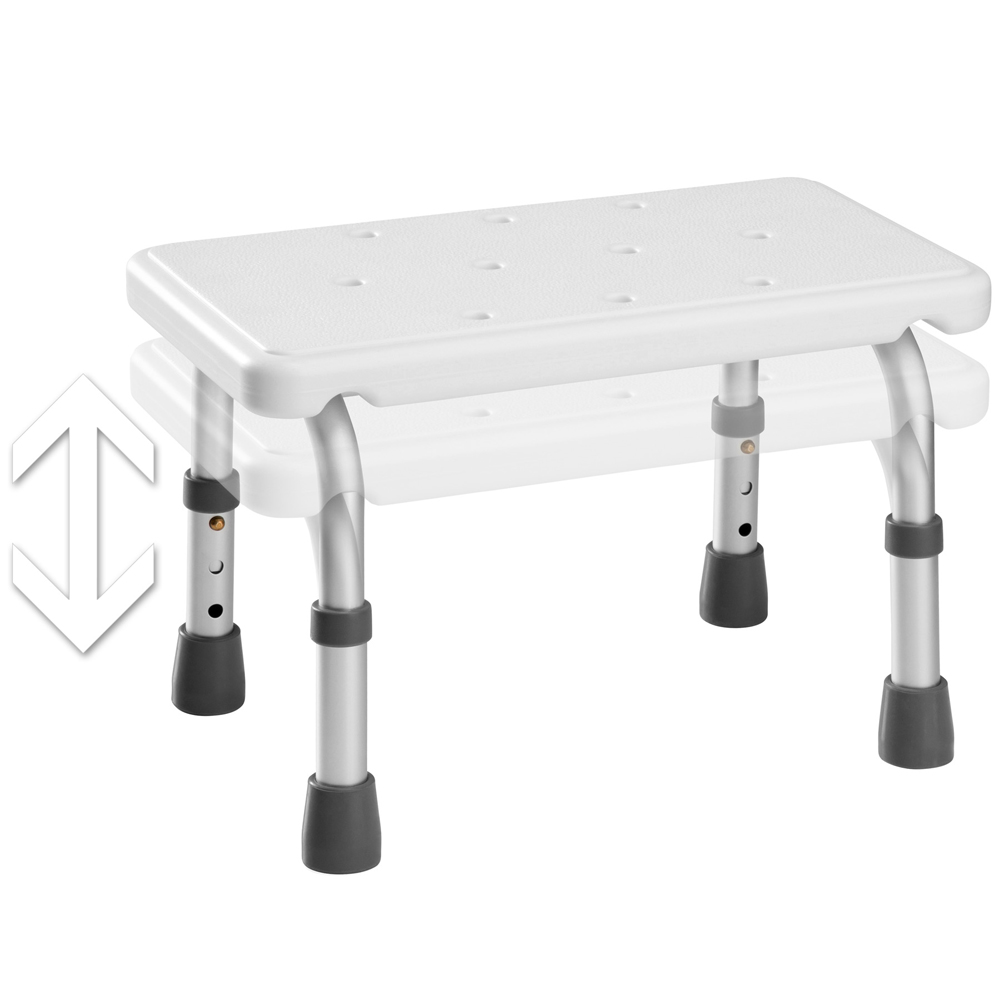 Tectake Adjustable Legs Bath Step Image 2