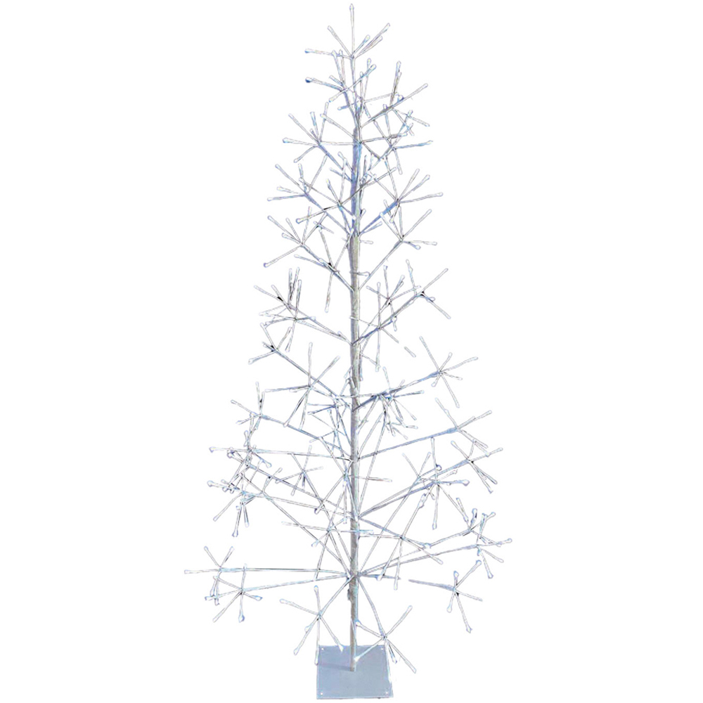 Shatchi Cool White LED Pre-Lit Twig Artificial Christmas Tree 3ft Image 1