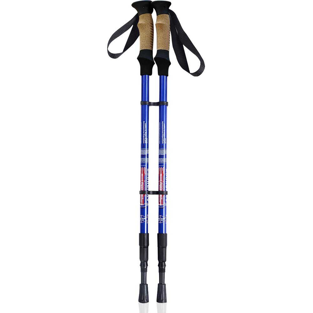 Costway Navy Adjustable Hiking Pole 65 to 135cm Image 3