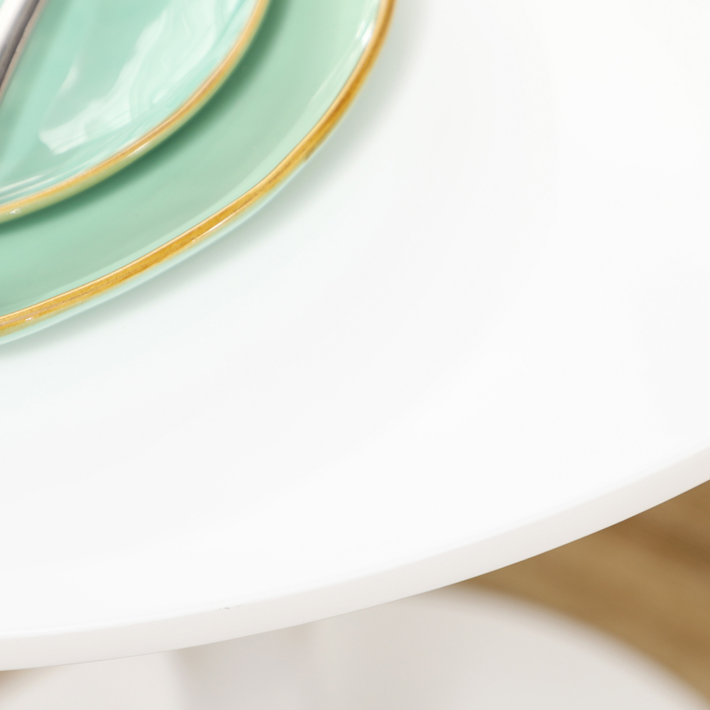 Portland 2 Seater Dining Table White Image 4