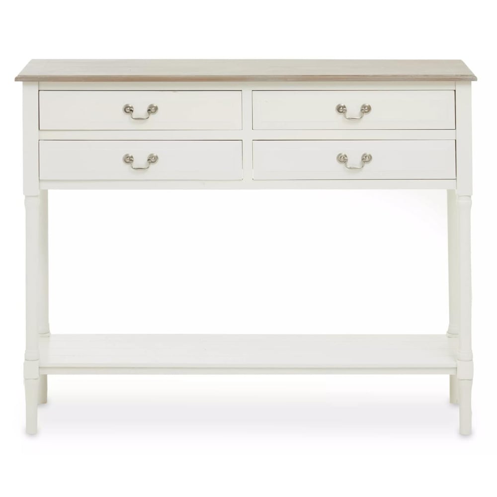 Premier Housewares Heritage 4 Drawer Console Table Image 3